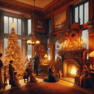 Victorianisches Weihnachtsfest chatgpt Bildgenerierung promptbeispiele
