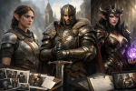 Headerbild zum Artikel: Bild-Prompt-Guide #4 - Fantasy-Charakter-Concept: detaillierte Rüstung und Persönlichkeit (Basis- bis Optimier