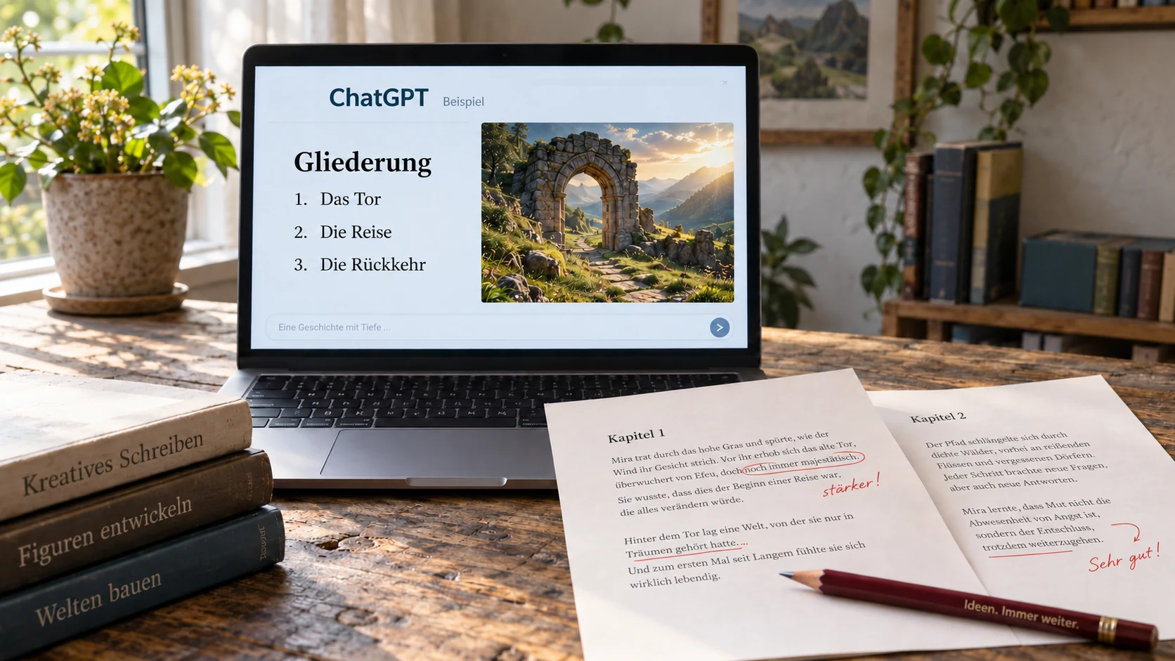 Kreatives Schreiben mit ChatGPT: Eine Anleitung