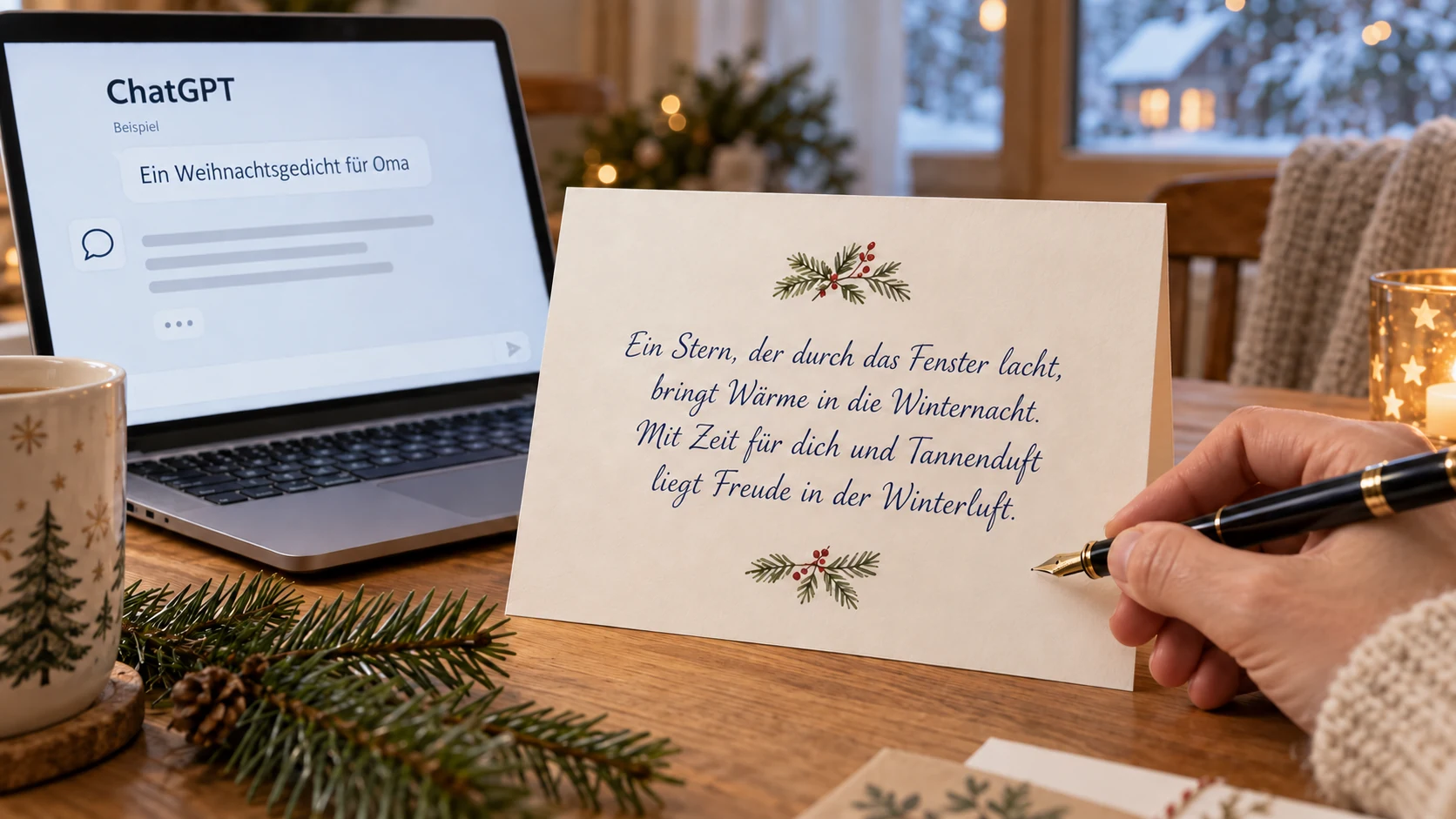 Weihnachtsgedichte mit ChatGPT: Kreative Ideen