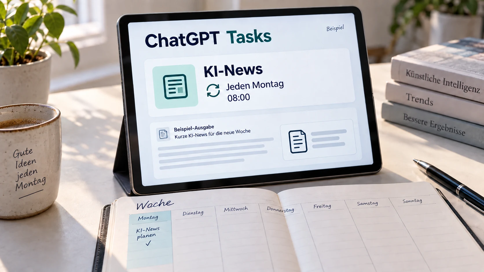 ChatGPT Tasks: Aufgaben planen und verwalten