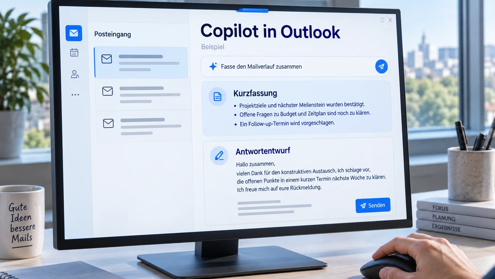 Microsoft Copilot in Outlook - Produktivitätsleitfaden